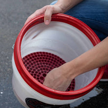 Load image into Gallery viewer, Chemical Guys Cyclone Dirt Trap Car Wash Bucket Insert - Red