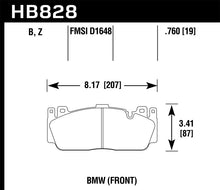 Load image into Gallery viewer, Hawk 12-17 BMW M6 / 14-17 BMW M6 Gran Coupe / 13-16 BMW M5 Performance Ceramic Front Brake Pads