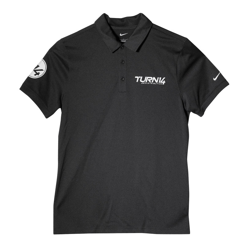 Turn 14 Distribution Black Dri-FIT Polo - Large (T14 Staff Purchase Only)