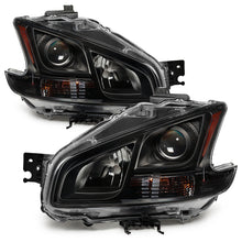 Load image into Gallery viewer, xTune 09-14 Nissan Maxima Halogen ONLY (No HID) OEM Style Headlights - Black HD-JH-NM09-AM-BK