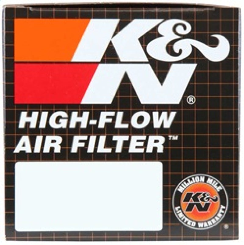 K&N Filter Universal Rubber Round Straight Filter 20 Deg Angled 2-7/16in Flange 3-3/4in OD 4in H