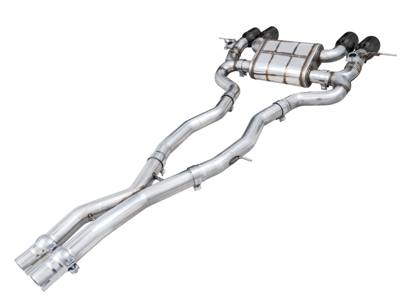 AWE SwitchPath Catback Exhaust for BMW G8X M3/M4 - Diamond Black Tips