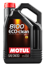 Load image into Gallery viewer, Motul 5L Synthetic Engine Oil 8100 0W30 4x5L ECO-CLEAN  ACEA C2 API SM ST.JLR 03.5007