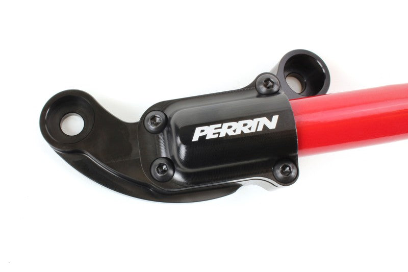 Perrin Honda Civic Type R / Si Front Strut Brace - Glossy Red w/ Black Feet