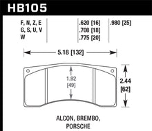 Load image into Gallery viewer, Hawk Alcon B Caliber HPS Street Brake Pads