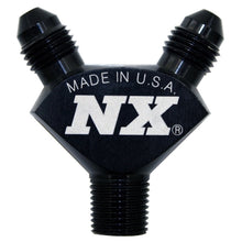 Load image into Gallery viewer, Nitrous Express 1/8NPT x 3AN x 3AN Billet Pure-Flo Y Fitting - Black