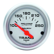 Load image into Gallery viewer, Autometer Ultra-Lite 52mm  100-250 Degree F Mechanical Transmission Temperature Gauge