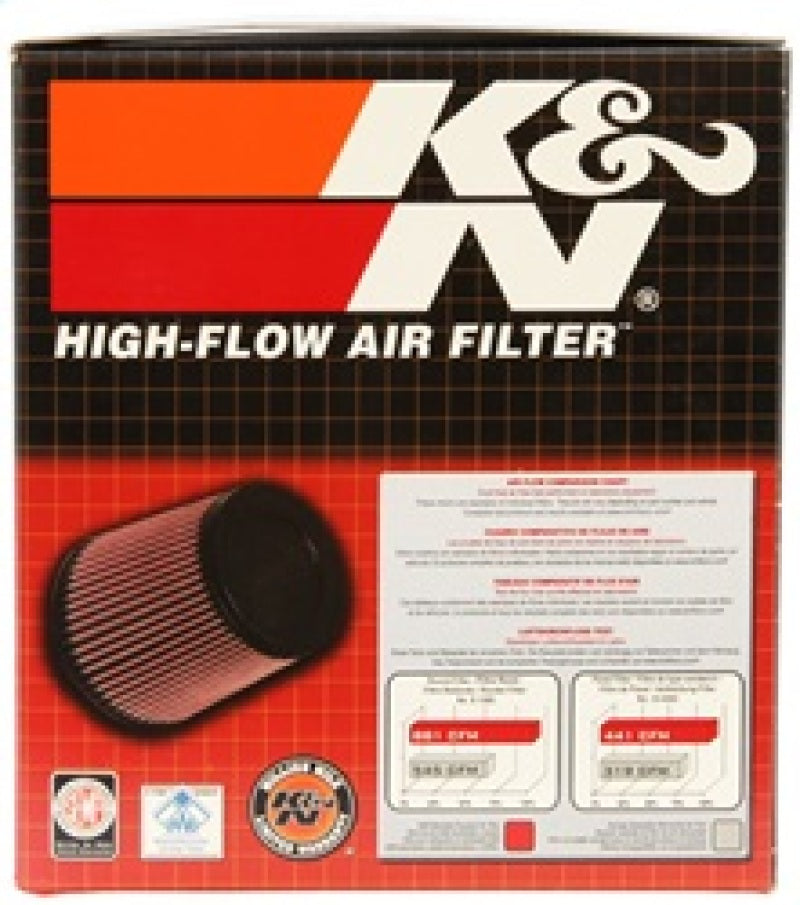 K&N Universal Tapered Filter 3.125in Flange ID x 5in Base OD x 3.5in Top OD x 6in Height