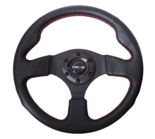 Load image into Gallery viewer, NRG Reinforced Steering Wheel (320mm) Leather w/Red Stitch