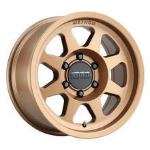 Load image into Gallery viewer, Method MR701 17x8.5 0mm Offset 6x5.5 106.25mm CB Method Bronze Wheel