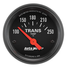 Load image into Gallery viewer, Autometer Z Series 52mm 100-250 Deg Transmission Temp Gauge