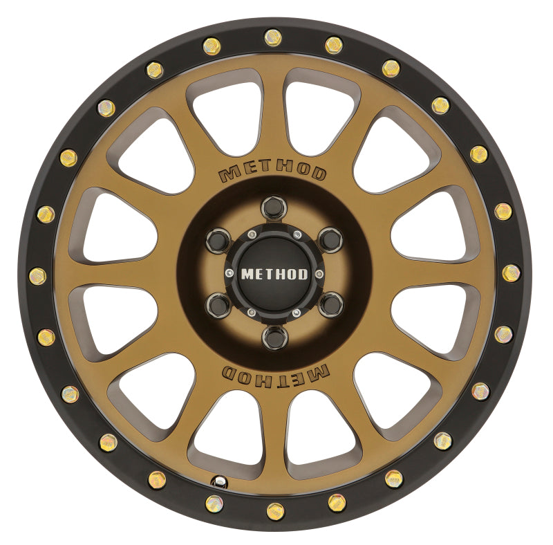 Method MR305 NV 18x9 +18mm Offset 6x135 94mm CB Method Bronze/Black Street Loc Wheel