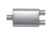 Load image into Gallery viewer, Gibson MWA Superflow Center/Dual Oval Muffler - 4x9x14in/3in Inlet/2.5in Outlet - Stainless