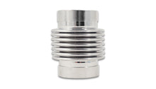 Load image into Gallery viewer, Vibrant SS Bellow Assembly w/ Liner 1.75in Inlet/Outlet ID x 2.5in OAL Electro Polished