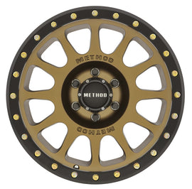 Method MR305 NV 18x9 0mm Offset 6x135 94mm CB Method Bronze/Black Street Loc Wheel