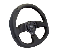 Load image into Gallery viewer, NRG Reinforced Steering Wheel (320mm Horizontal / 330mm Vertical) Leather w/Black Stitching